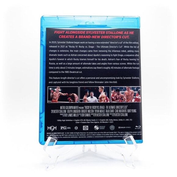 Rocky IV: Rocky vs. Drago - The Ultimate Director's Cut (2021) BluRay - Picture 2 of 3